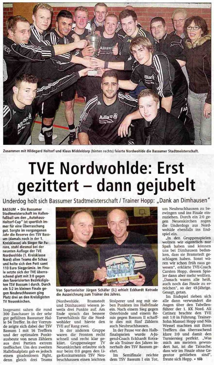 Kreiszeitung am 27.12.2011
